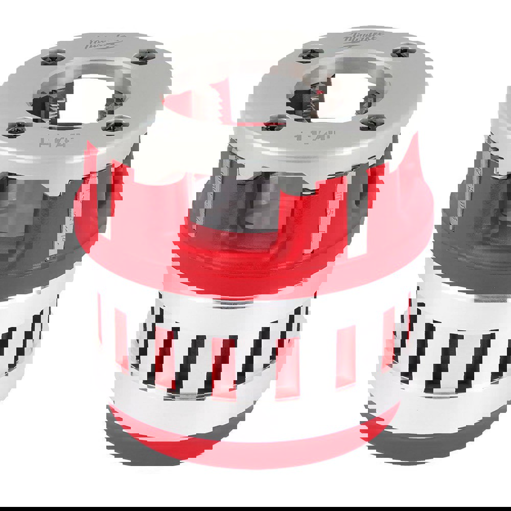 Pipe Threader Die Heads; For Pipe Size: 1-1/4 in ; Thread Type: NPT ; Material: Aluminum ; Opening Type: Manual